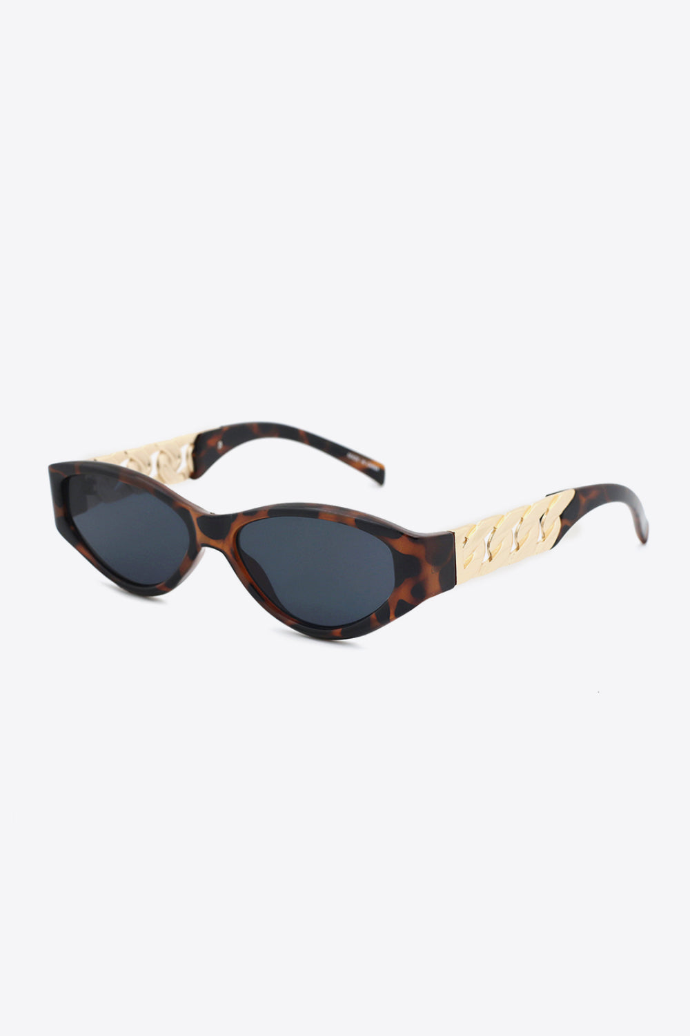 Chain Detail Temple Cat Eye Sunglasses - Image 19