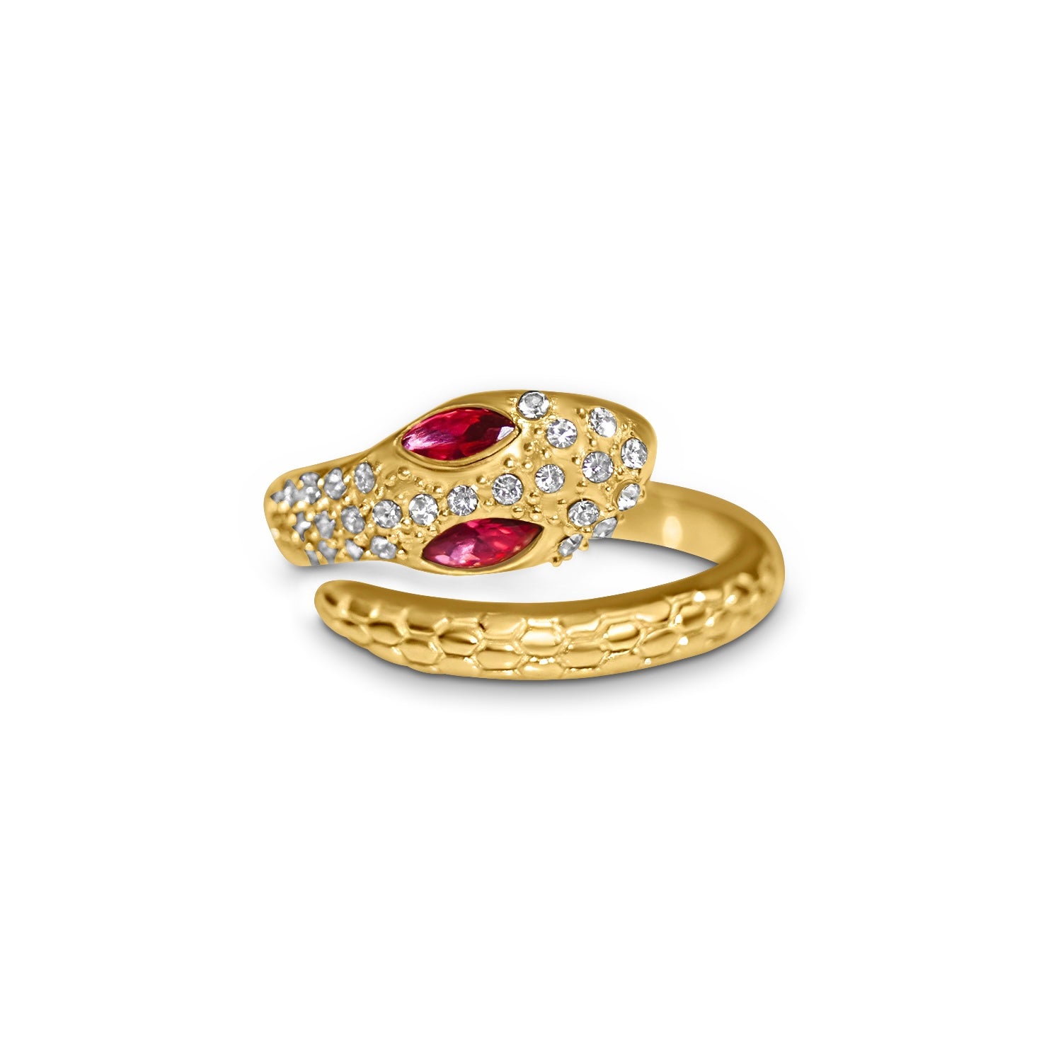 Red Snake Ring