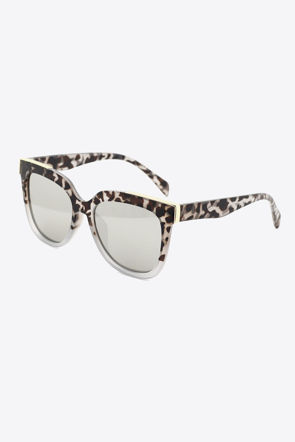 Tortoiseshell Polycarbonate Frame Full Rim Sunglasses - Image 6