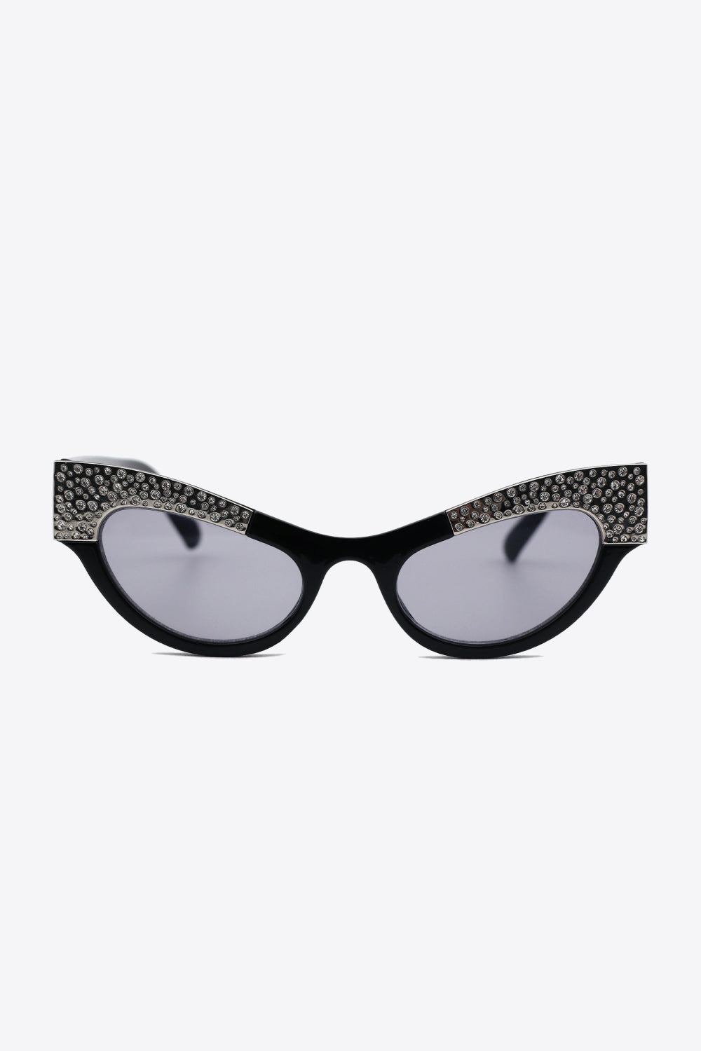UV400 Rhinestone Trim Cat-Eye Sunglasses - Image 5