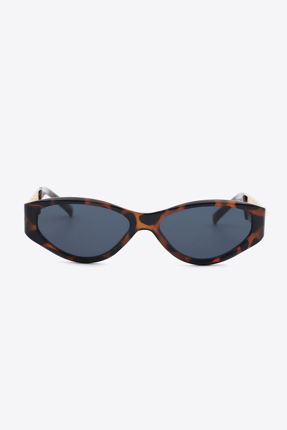 Chain Detail Temple Cat Eye Sunglasses - Image 9