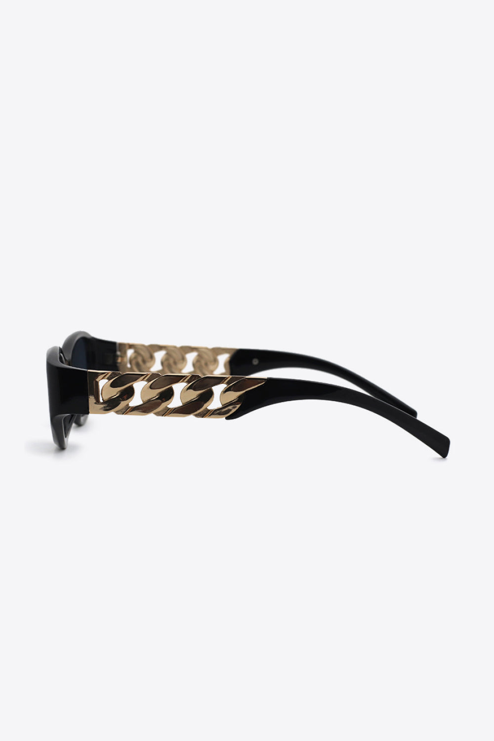 Chain Detail Temple Cat Eye Sunglasses - Image 15