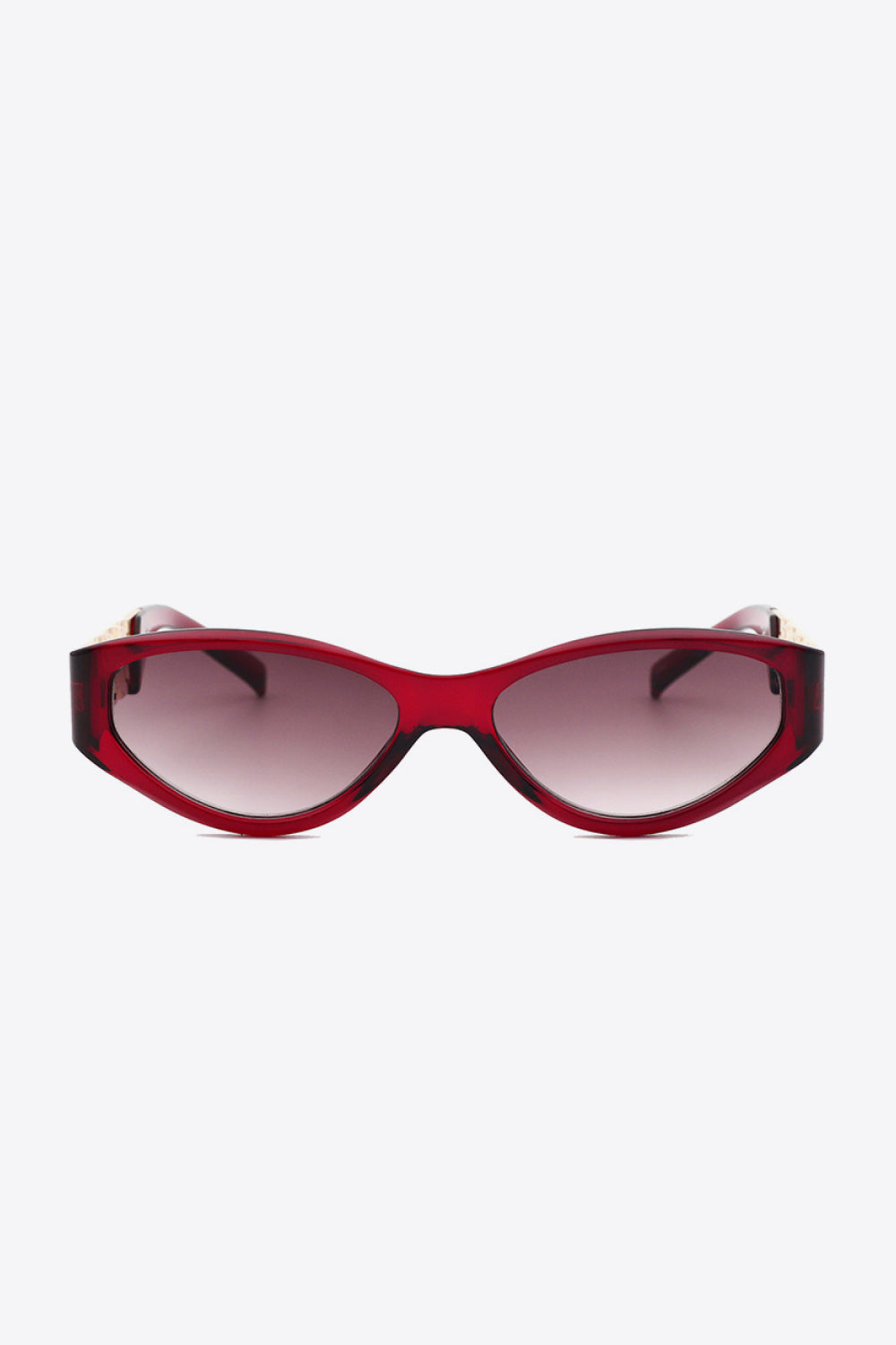 Chain Detail Temple Cat Eye Sunglasses - Image 6