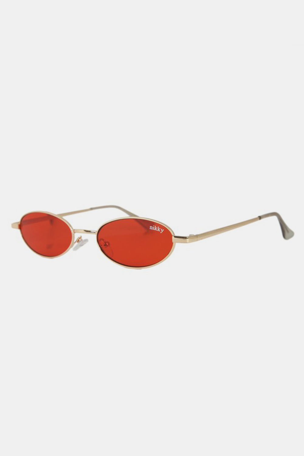 Nicole Lee USA Metal Frame Finley Oval Sunglasses - Image 3