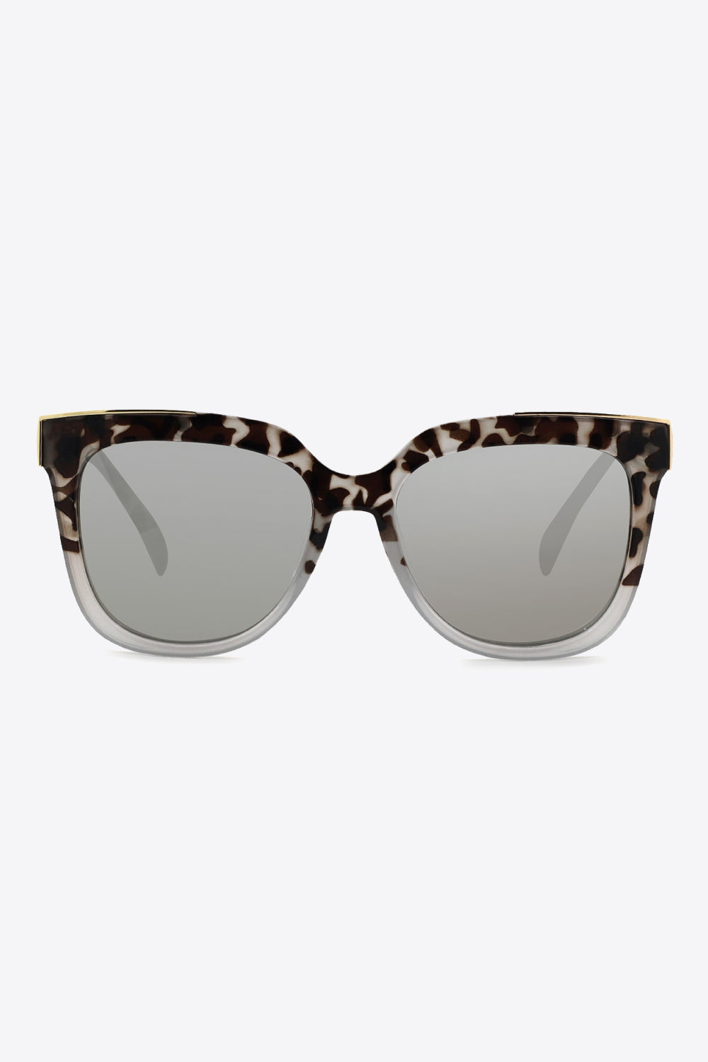 Tortoiseshell Polycarbonate Frame Full Rim Sunglasses - Image 2