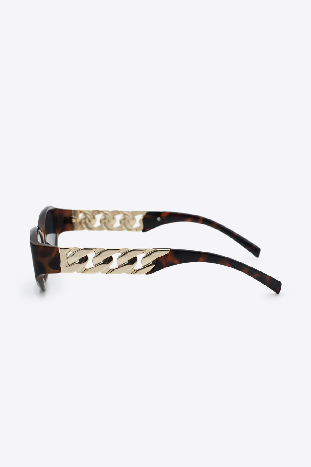 Chain Detail Temple Cat Eye Sunglasses - Image 10