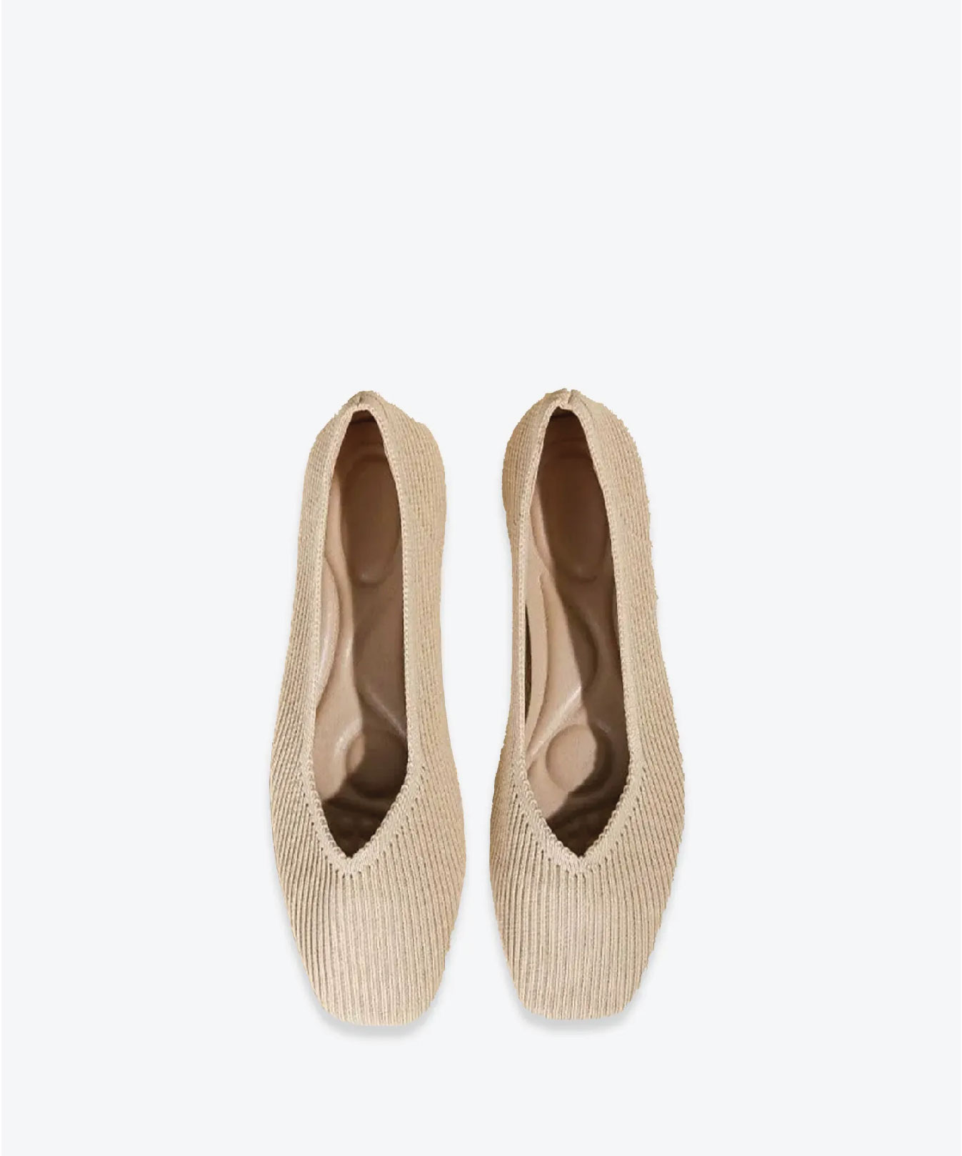 MOUSSE FIT Women Minimalist Square Toe Flat Ballerinas - Image 4