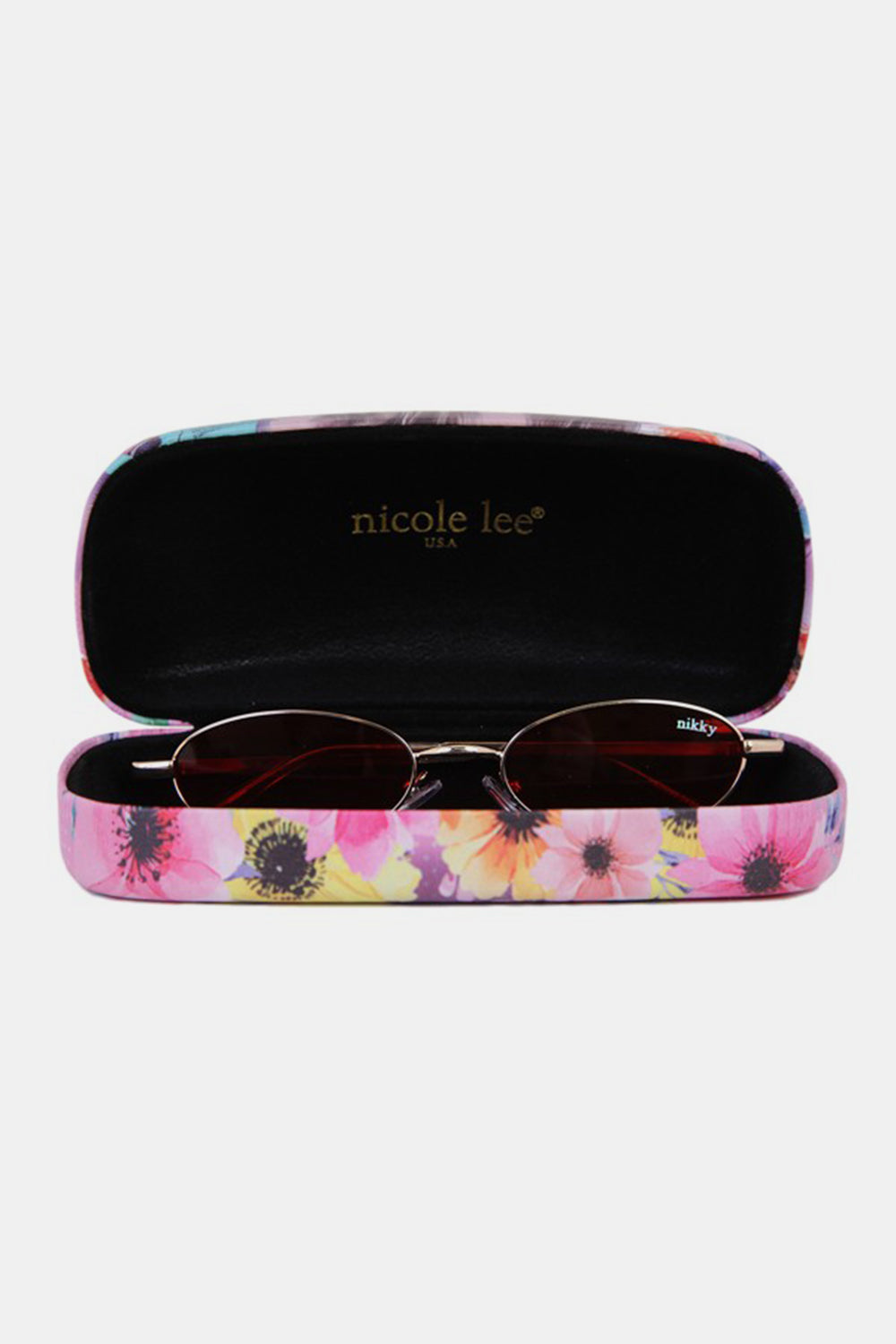 Nicole Lee USA Metal Frame Finley Oval Sunglasses - Image 8