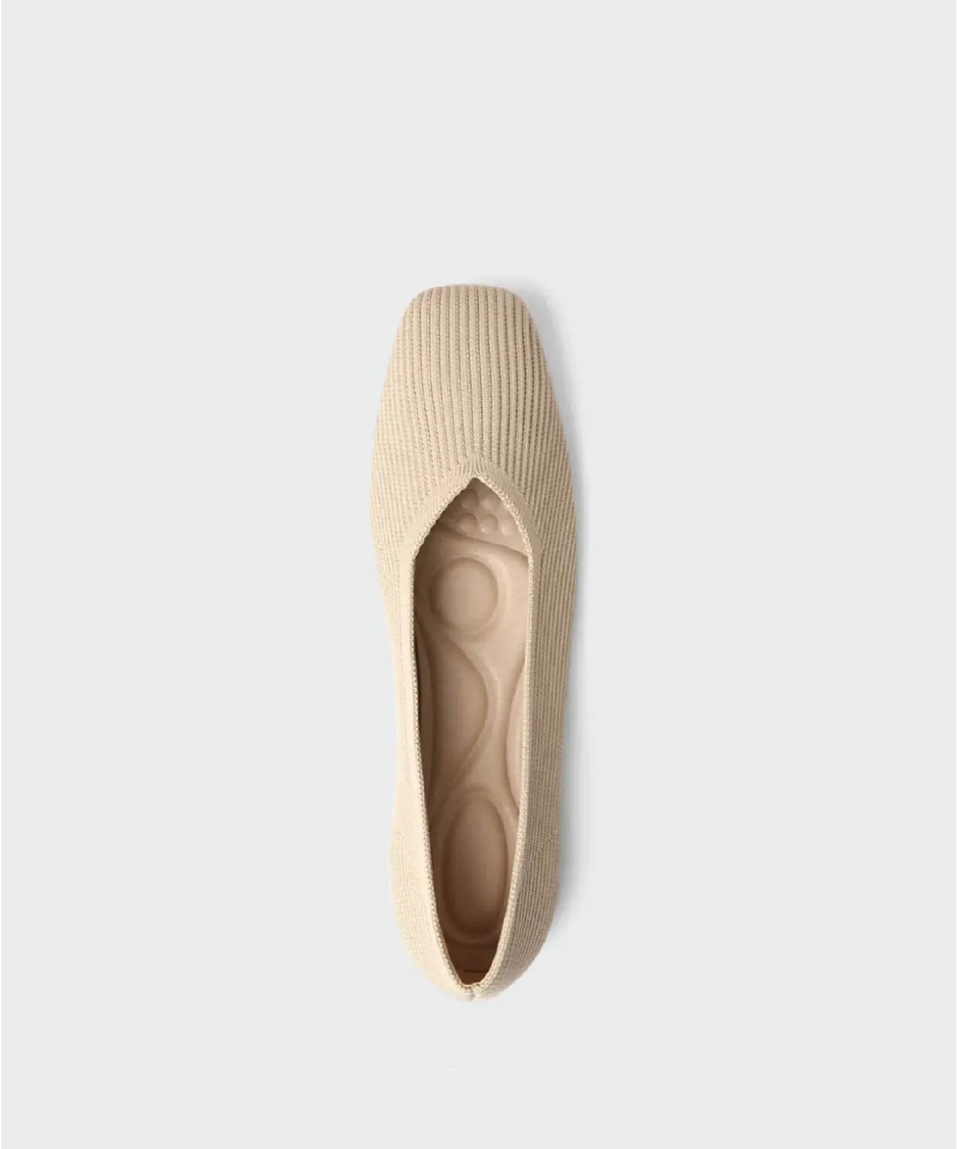 MOUSSE FIT Women Minimalist Square Toe Flat Ballerinas - Image 2