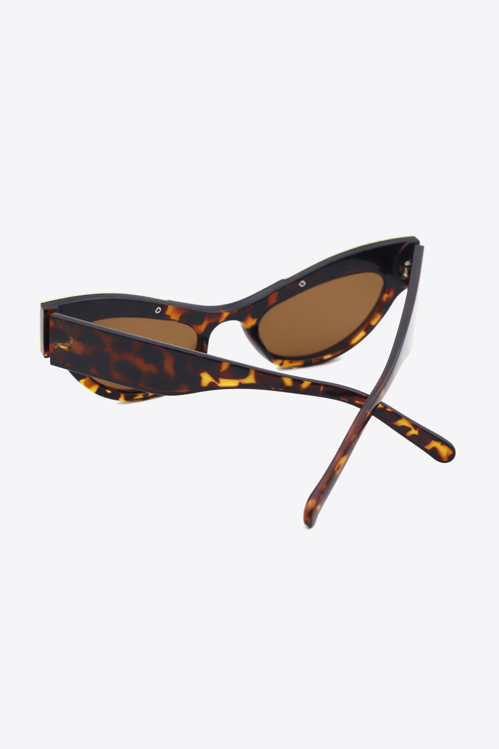 UV400 Rhinestone Trim Cat-Eye Sunglasses - Image 3