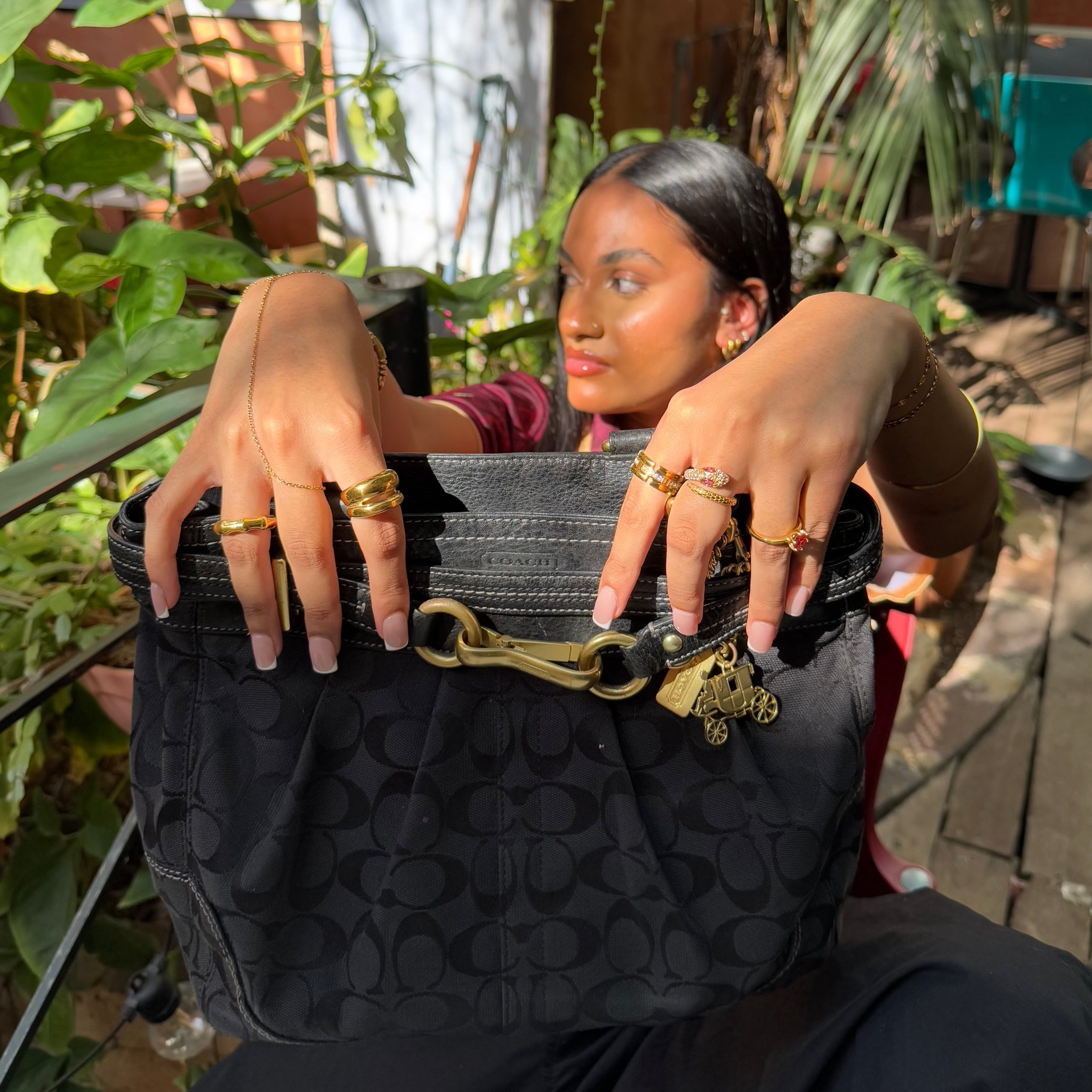 Chunky Bamboo Ring - Image 2